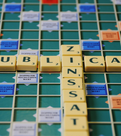Le mot « PUBLICA » posé au Scrabble